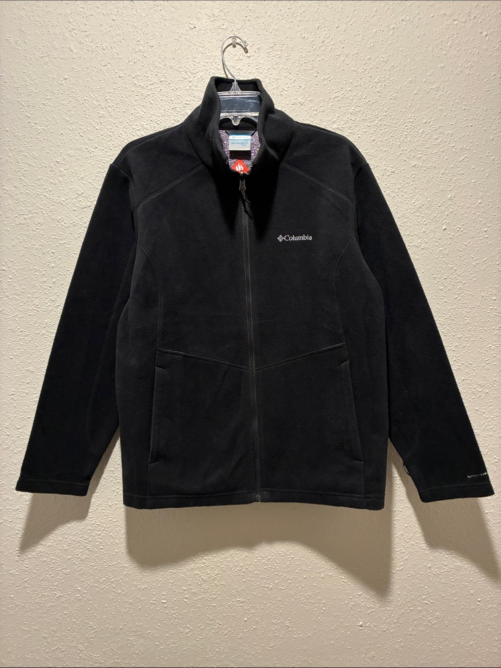 Columbia Black Lightweight Full-Zip Fleece Jacket